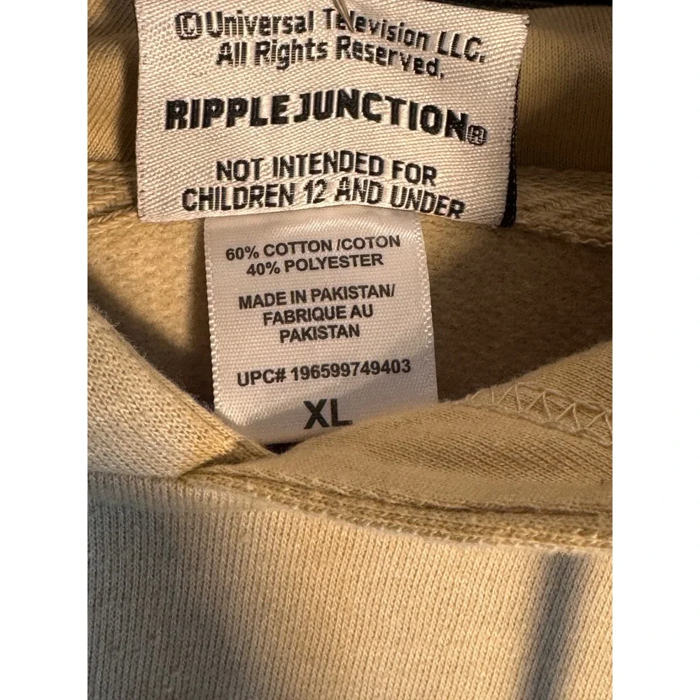 The Office Dwight Schrute False Hoodie Sweatshirt Adult‎ XL Sand Color